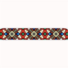 Stained Glass Pattern Texture Face Small Bar Mats by Pakrebo