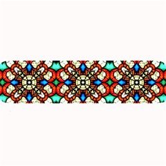 Stained Glass Pattern Texture Face Large Bar Mats