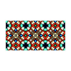 Stained Glass Pattern Texture Face Yoga Headband