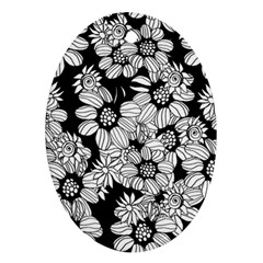 Mandala Calming Coloring Page Ornament (oval) by Pakrebo