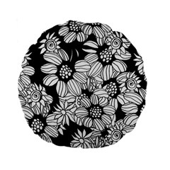 Mandala Calming Coloring Page Standard 15  Premium Round Cushions by Pakrebo