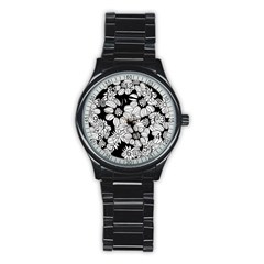 Mandala Calming Coloring Page Stainless Steel Round Watch by Pakrebo