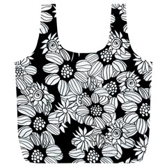 Mandala Calming Coloring Page Full Print Recycle Bag (xl) by Pakrebo