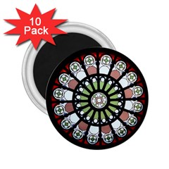 Color Light Glass 2 25  Magnets (10 Pack) 