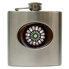 Color Light Glass Hip Flask (6 Oz) by Pakrebo