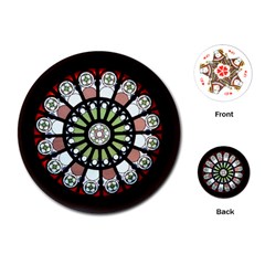 Color Light Glass Playing Cards (round) by Pakrebo