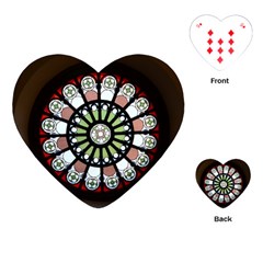 Color Light Glass Playing Cards (heart) by Pakrebo