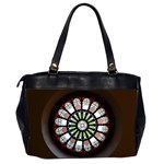 Color Light Glass Oversize Office Handbag (2 Sides) Back