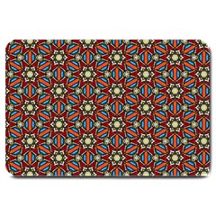 Pattern Stained Glass Church Large Doormat  by Pakrebo