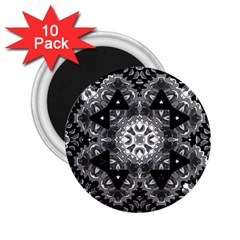 Mandala Calming Coloring Page 2 25  Magnets (10 Pack) 