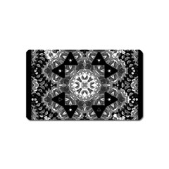 Mandala Calming Coloring Page Magnet (name Card) by Pakrebo