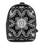 Mandala Calming Coloring Page School Bag (Large) Front