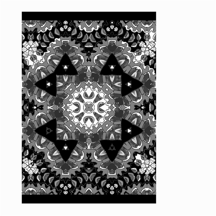 Mandala Calming Coloring Page Large Garden Flag (Two Sides)