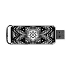 Mandala Calming Coloring Page Portable Usb Flash (two Sides) by Pakrebo