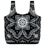 Mandala Calming Coloring Page Full Print Recycle Bag (XL) Back