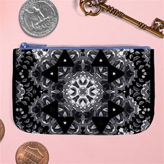 Mandala Calming Coloring Page Large Coin Purse by Pakrebo