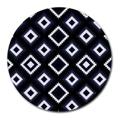 Native American Pattern Round Mousepads