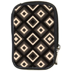 Native American Pattern Compact Camera Leather Case by Valentinaart