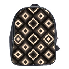 Native American Pattern School Bag (large) by Valentinaart