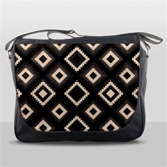 Native American Pattern Messenger Bag by Valentinaart