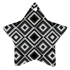 Native American Pattern Star Ornament (two Sides) by Valentinaart