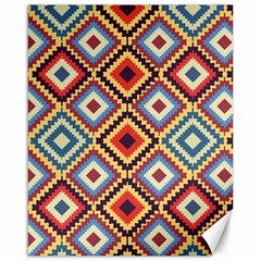 Native American Pattern Canvas 16  X 20  by Valentinaart