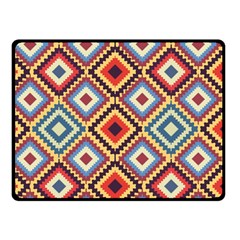 Native American Pattern Double Sided Fleece Blanket (small)  by Valentinaart