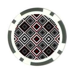 Native American Pattern Poker Chip Card Guard by Valentinaart