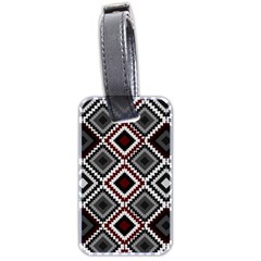 Native American Pattern Luggage Tags (two Sides) by Valentinaart