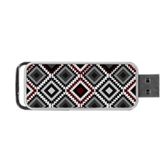 Native American Pattern Portable Usb Flash (two Sides) by Valentinaart