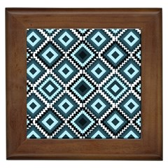 Native American Pattern Framed Tiles by Valentinaart