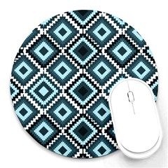 Native American Pattern Round Mousepads