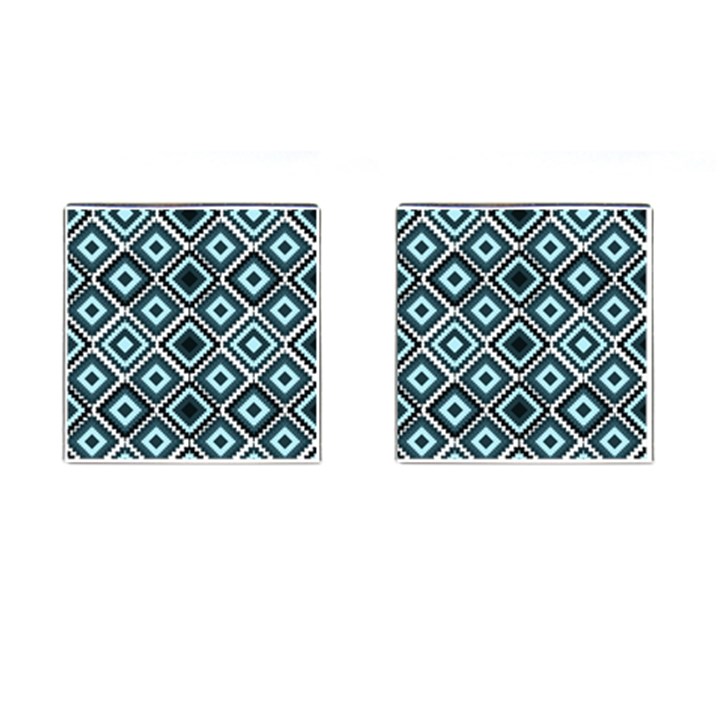 Native American Pattern Cufflinks (Square)