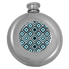 Native American Pattern Round Hip Flask (5 Oz) by Valentinaart