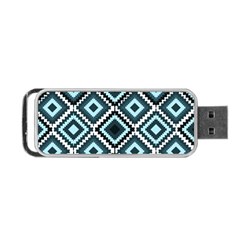 Native American Pattern Portable Usb Flash (one Side) by Valentinaart