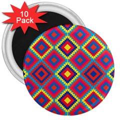 Native American Pattern 3  Magnets (10 Pack) 