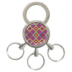 Native American Pattern 3-ring Key Chains by Valentinaart