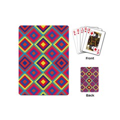 Native American Pattern Playing Cards (mini) by Valentinaart