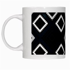 Native American Pattern White Mugs by Valentinaart