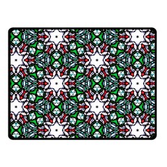 Stained Glass Pattern Church Window Fleece Blanket (small) by Pakrebo