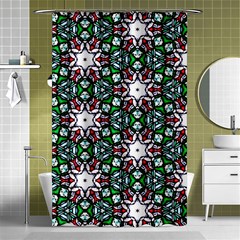 Stained Glass Pattern Church Window Shower Curtain 48  X 72  (small)  by Pakrebo