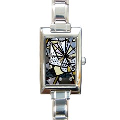 Hildesheim Germany Lower Saxony Rectangle Italian Charm Watch by Pakrebo