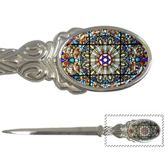 Vitrage Stained Glass Church Window Letter Opener by Pakrebo