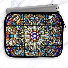 Vitrage Stained Glass Church Window Apple Ipad 2/3/4 Zipper Cases by Pakrebo