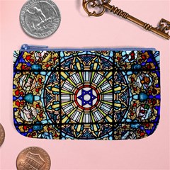 Vitrage Stained Glass Church Window Large Coin Purse by Pakrebo