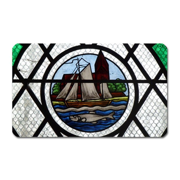 Window Image Stained Glass Magnet (Rectangular)