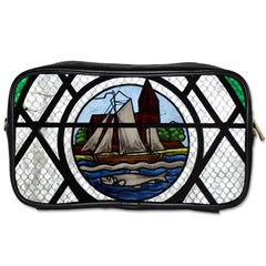 Window Image Stained Glass Toiletries Bag (two Sides) by Pakrebo