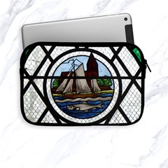 Window Image Stained Glass Apple Ipad Mini Zipper Cases by Pakrebo