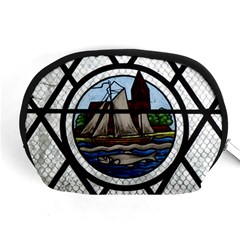 Window Image Stained Glass Accessory Pouch (medium) by Pakrebo