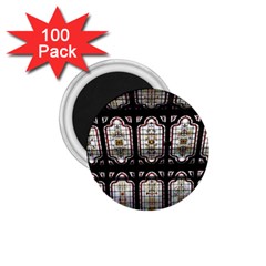 Stained Glass Window Repeat 1 75  Magnets (100 Pack)  by Pakrebo